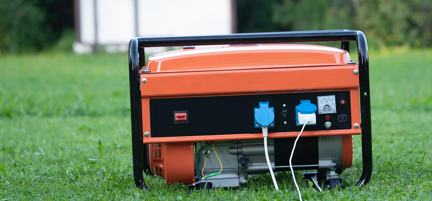 portable-generator-outside-house-backyard
